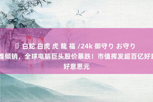 ✨白蛇 白虎 虎 龍 福 /24k 御守り お守り AIPC难倾销，全球电脑巨头股价暴跌！市值挥发超百亿好意思元