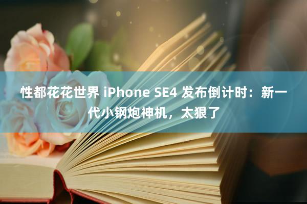 性都花花世界 iPhone SE4 发布倒计时：新一代小钢炮神机，太狠了