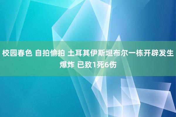 校园春色 自拍偷拍 土耳其伊斯坦布尔一栋开辟发生爆炸 已致1死6伤