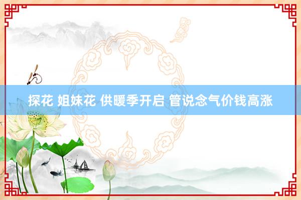 探花 姐妹花 供暖季开启 管说念气价钱高涨