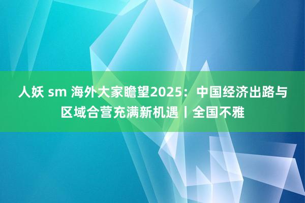 人妖 sm 海外大家瞻望2025：中国经济出路与区域合营充满新机遇丨全国不雅